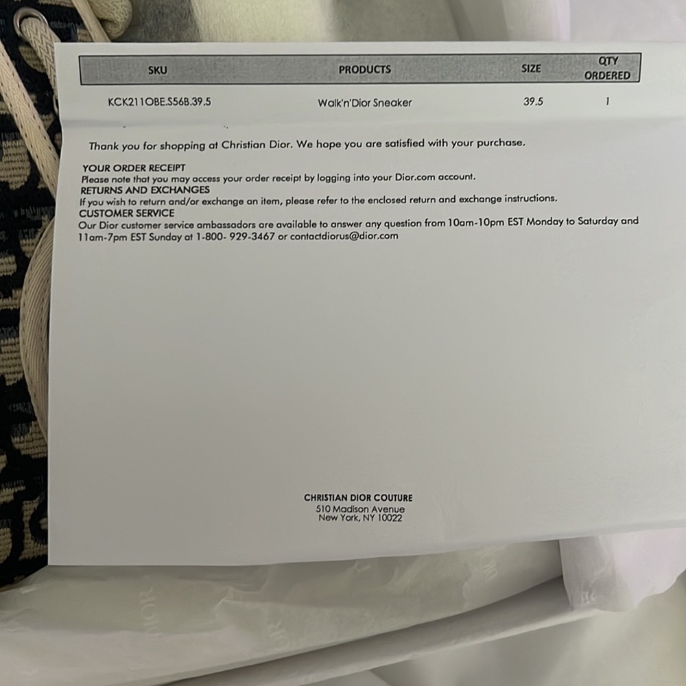 BRAND NEW- Dior Sneakers - Picture 5 of 8